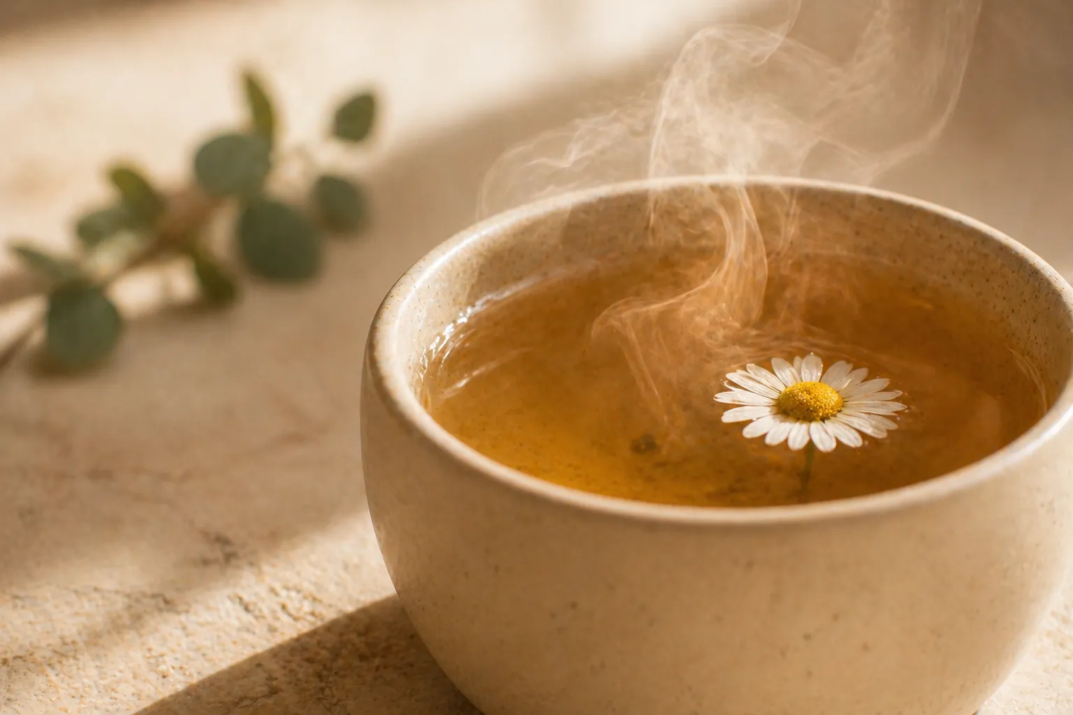 http://Infusión%20de%20manzanilla%20en%20taza%20cerámica%20beige%20con%20vapor%20visible%20y%20flor%20flotante%20sobre%20superficie%20de%20mármol%20con%20luz%20cálida%20y%20estética%20wellness%20minimalista
