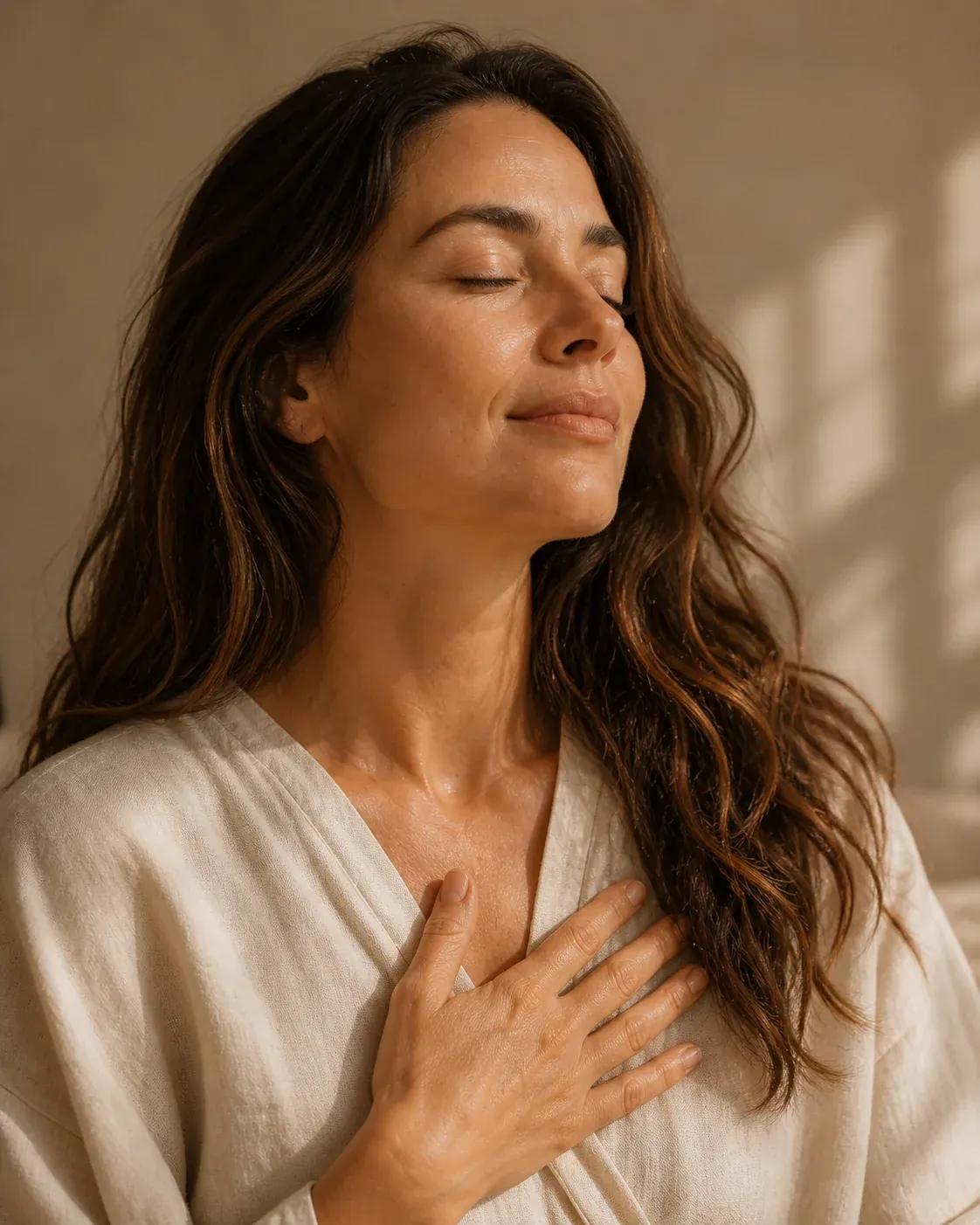 http://Mujer%20con%20ojos%20cerrados%20y%20mano%20en%20el%20pecho%20en%20gesto%20de%20conexión%20emocional%20con%20luz%20cálida%20y%20estética%20wellness%20minimalista